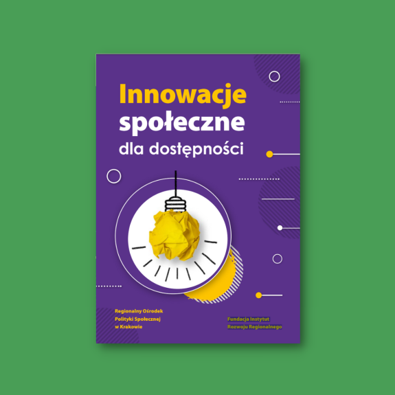 okładka publikacji "Innowacje społeczne dla dostępności"