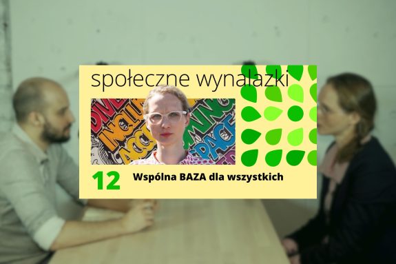 Okładka podcastu z twarzą gościni - Urszuli Prussak.