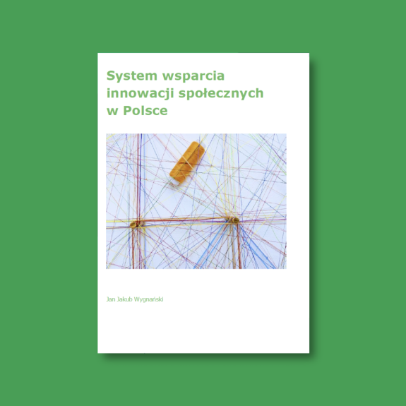 okładka publikacja "System wsparcia innowacji społecznych w Polsce"