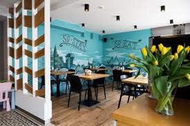 przestrzeń restauracyjna w hotelu